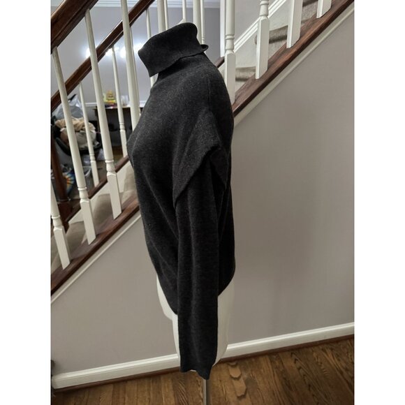 Autumn Cashmere Grey Turtleneck Size Small - Picture 2 of 3